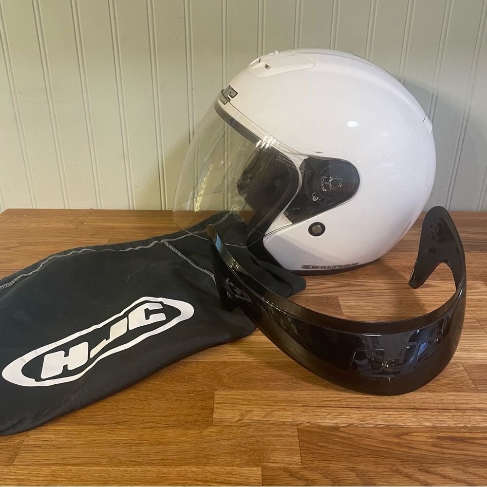 HJC Motorcycle 3/4 Helmet (XS)